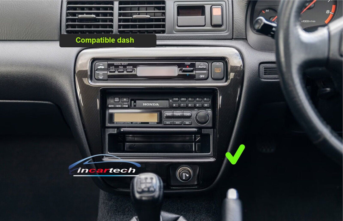 Honda Prelude 1997-2001 9" wireless apple CarPlay Android Auto GPS Radio Stereo