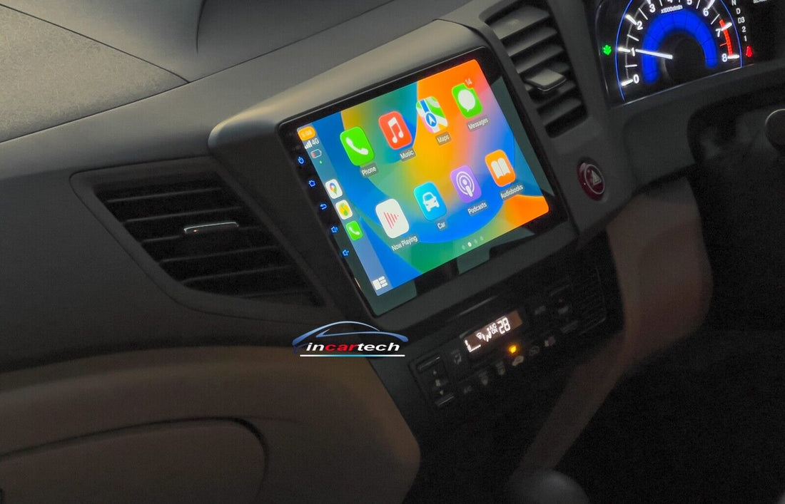 Honda civic 2012-2016 Sedan 9" GPS wireless Apple CarPlay Android Auto Satnav