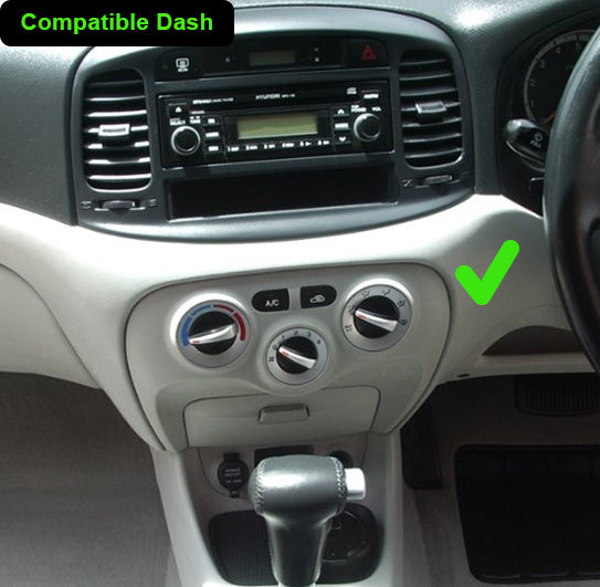 Hyundai Accent 2007-2010 10 GPS Bluetooth Wireless Apple CarPlay Android Auto Stereo
