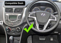 Hyundai Accent 2011-2019 GPS Bluetooth HF Music Strem Apple CarPlay Android Auto USB