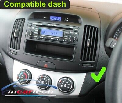 Hyundai Elantra 2007-2011 GPS Bluetooth Apple CarPlay Android Auto USB Stereo Screen