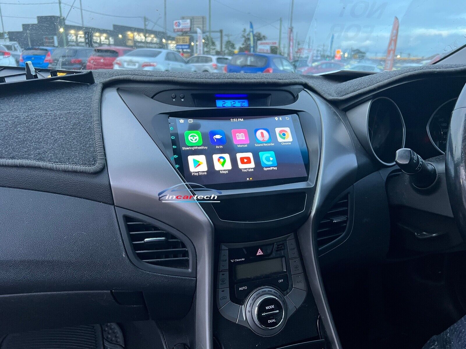 Hyundai Elantra 2011-2013 GPS Bluetooth Apple CarPlay Android Auto USB Stereo Screen
