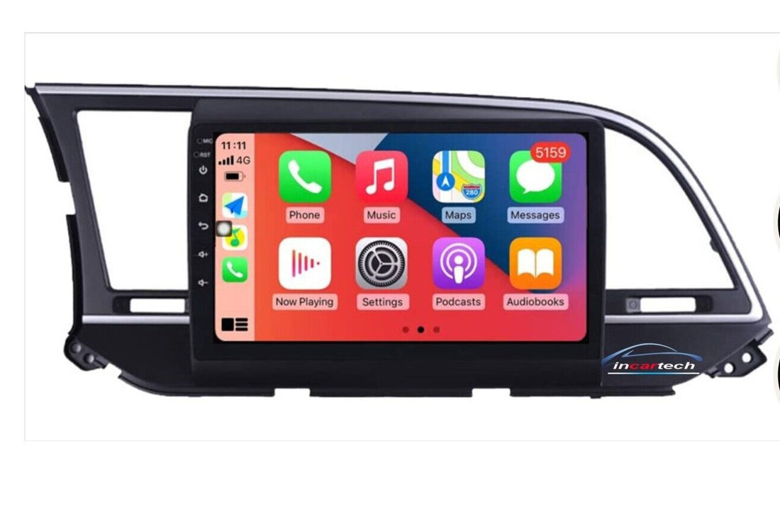 Hyundai Elantra 2016-2019 GPS Bluetooth Apple CarPlay Android Auto USB Stereo Screen
