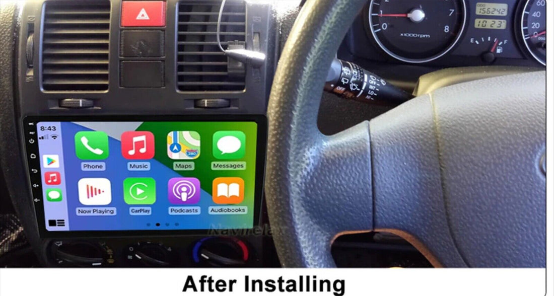 Hyundai Getz 2002-2011 GPS Bluetooth Apple CarPlay Android Auto USB Stereo Screen