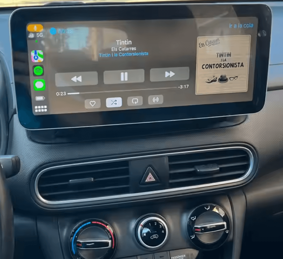Hyundai Kona 2017-2023 12.95 Wireless Apple CarPlay Android Auto Radio upgrade