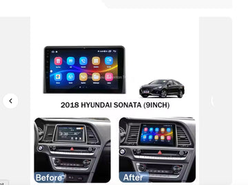 Hyundai Sonata 2018+ 9 Wireless Apple CarPlay Android Auto Bluetooth Radio upgrade