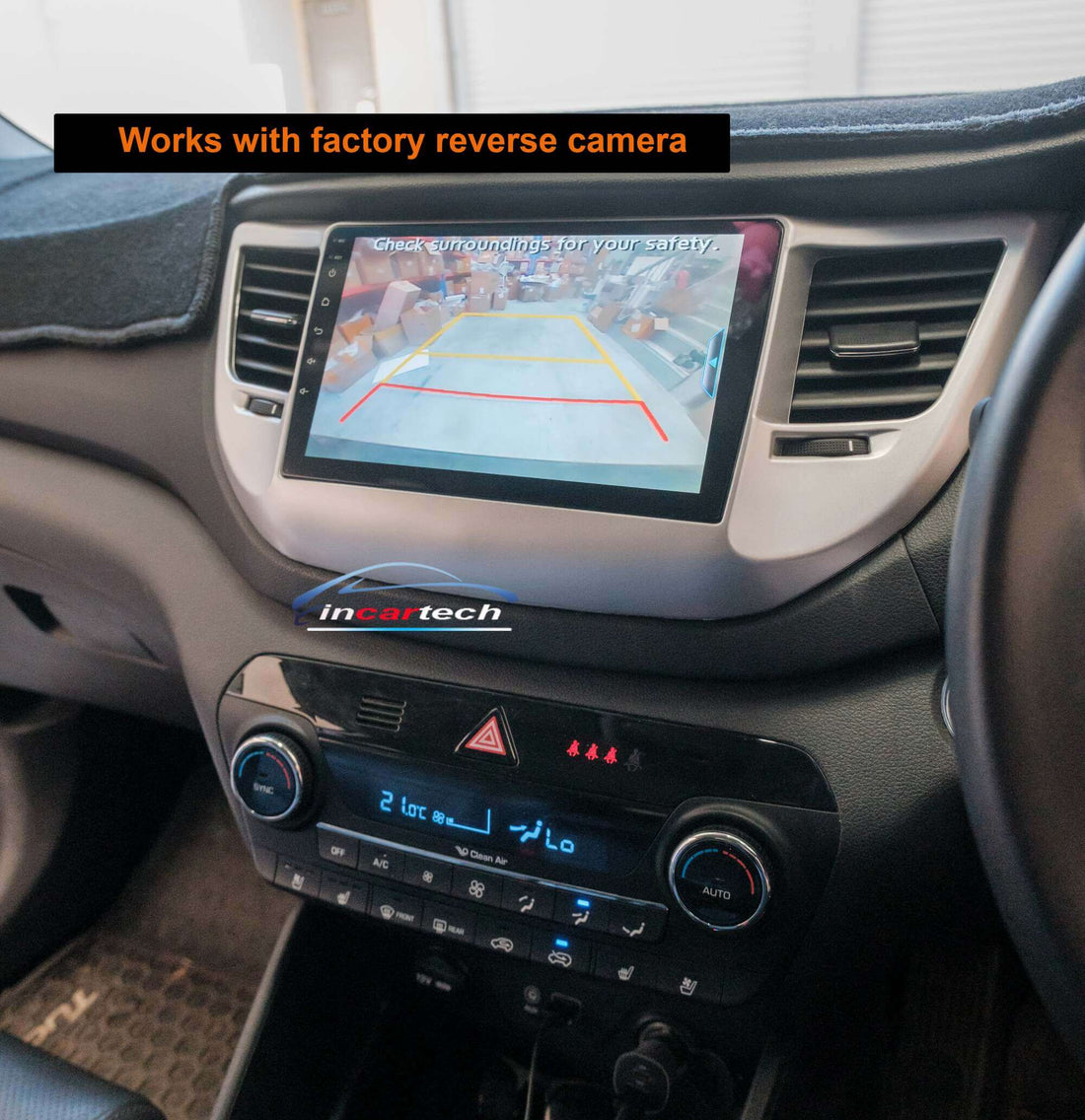 Hyundai Tucson 2015-2018 wireless apple carplay android auto GPS Bluetooth Stereo