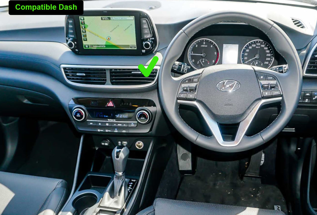 Hyundai Tuscon 2018+ stereo facia Double din 2 din fascia frame surround
