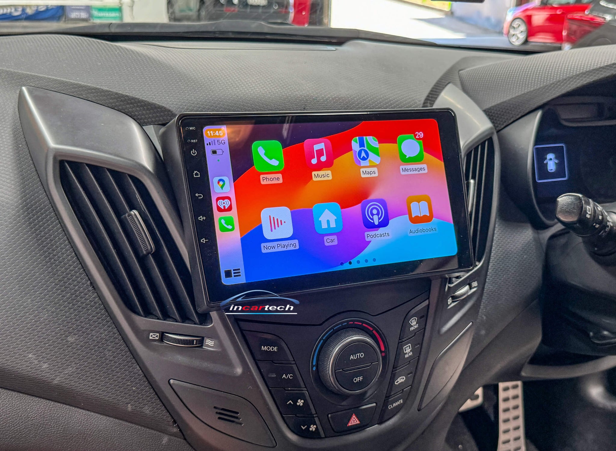 Hyundai Veloster 2011-2020 9 GPS wireless CarPlay Android Auto Stereo Radio
