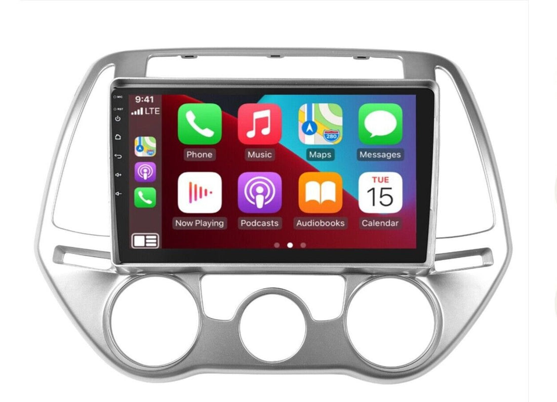 Hyundai i20 2012-2015 GPS Bluetooth Apple CarPlay Android Auto USB Stereo