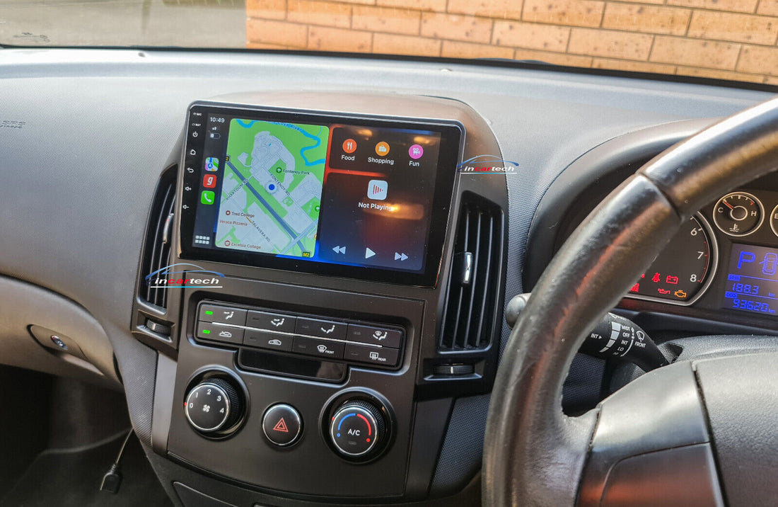 Hyundai i30 2007-2012 GPS Bluetooth Wireless Apple CarPlay Stereo 9" Screen Facia