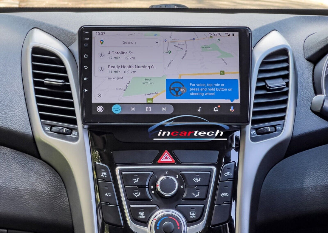 Hyundai i30 2013-2016 GPS Bluetooth Stereo 9" Screen wireless Apple CarPlay & Android auto GPS Radio