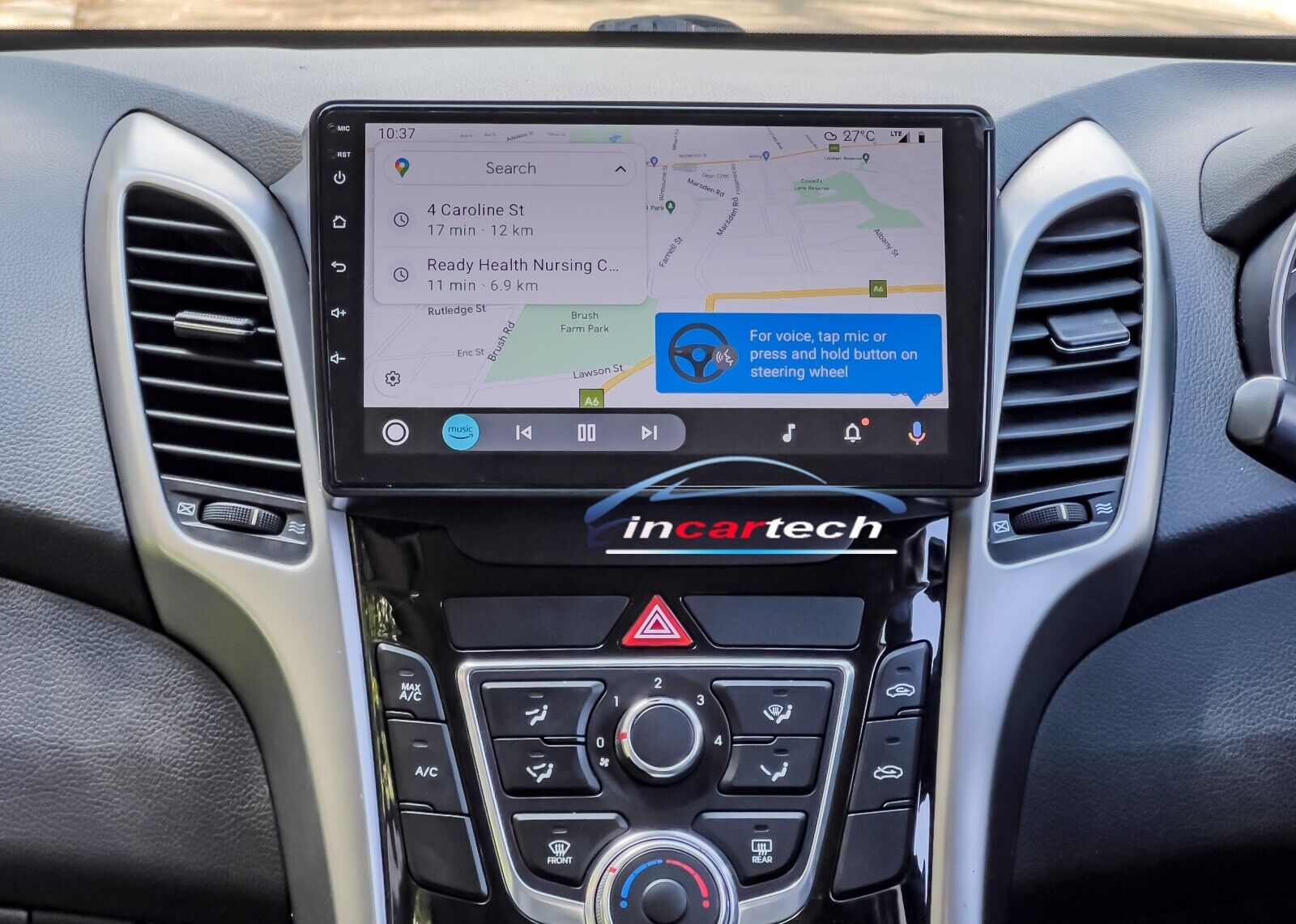 Hyundai i30 2013-2016 GPS Bluetooth Stereo 9" Screen wireless Apple CarPlay & Android auto GPS Radio