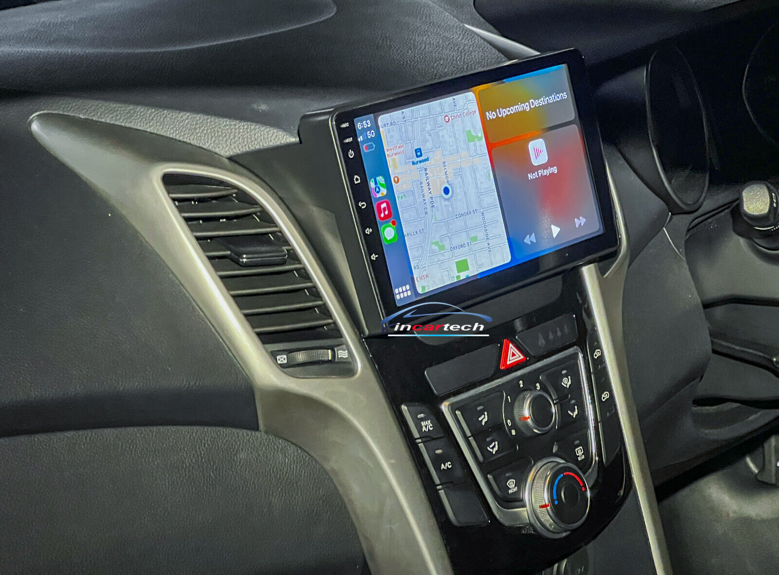 Hyundai i30 2013-2016 GPS Bluetooth Stereo 9" Screen wireless Apple CarPlay & Android auto GPS Radio