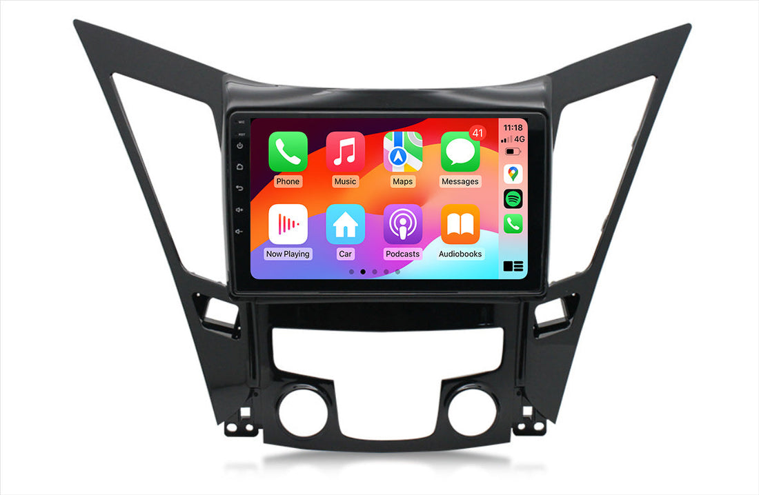 Hyundai i45 2009-2012 Aftermarket 9" Stereo GPS BT wireless CarPlay Android Auto