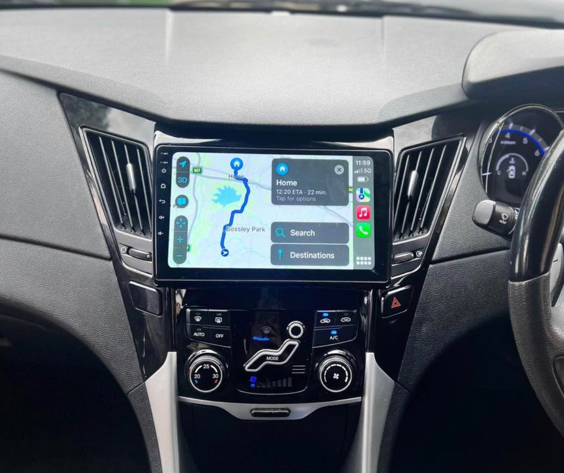 Hyundai i45 2009-2012 Aftermarket 9" Stereo GPS BT wireless CarPlay Android Auto