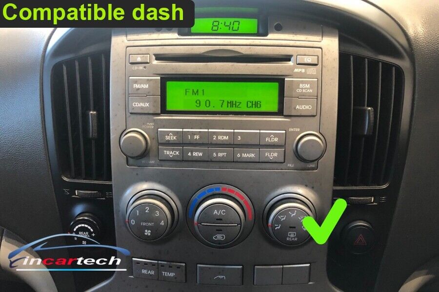 Hyundai iload 2008-2015 GPS BT wireless Apple CarPlay Android Auto USB Stereo 9 inch