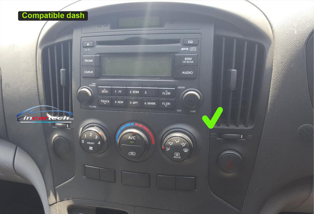 Hyundai iload 2008-2015 stereo facia 9 inch android  Double din 2 din fascia frame surround