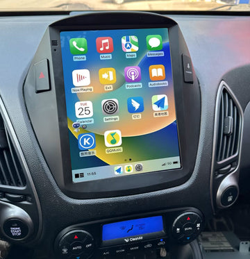 Hyundai ix35 2009-2015 9.7 Tesla Style Wireless Apple CarPlay Android Auto Bluetooth Radio Stereo