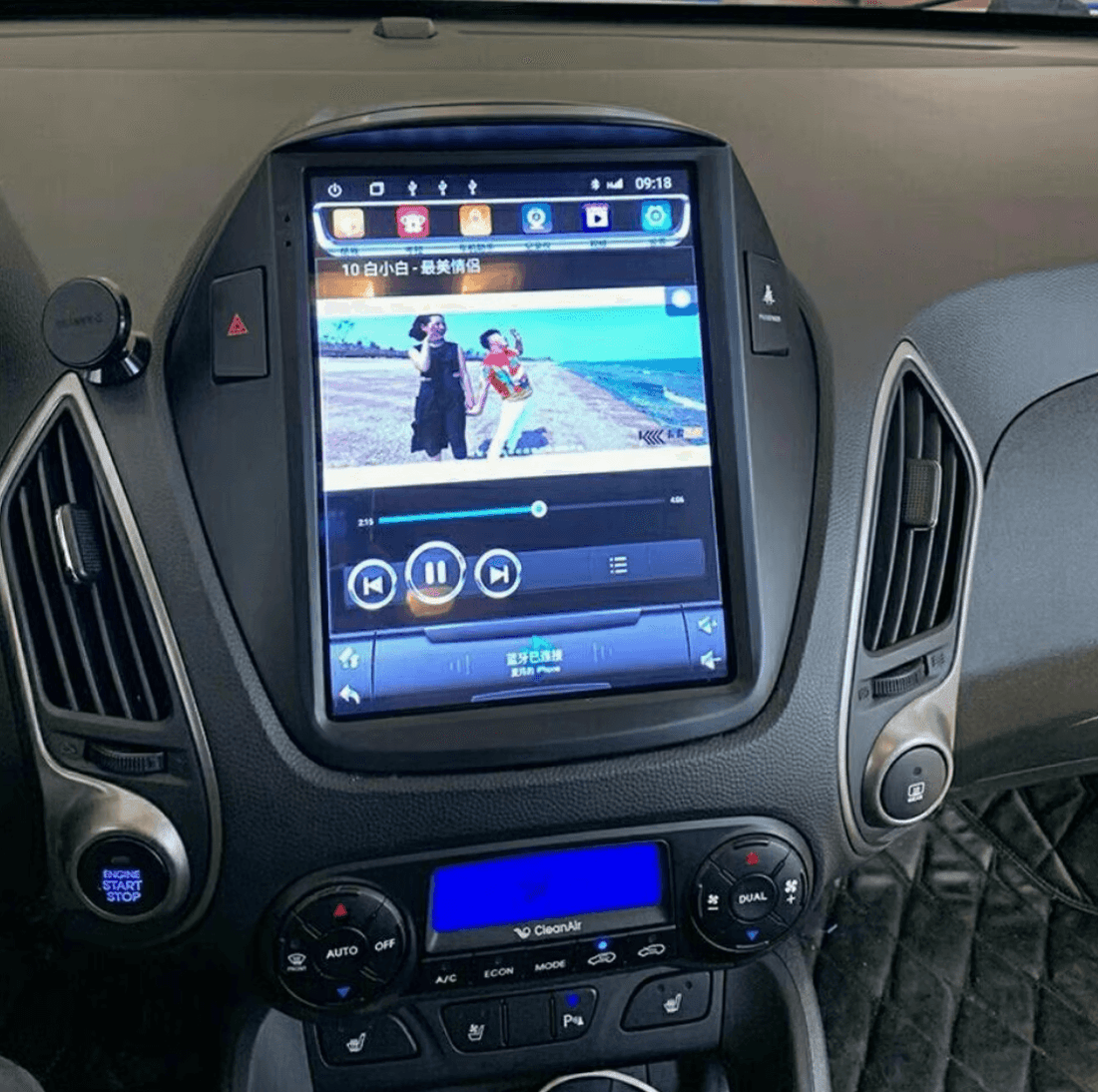 Hyundai ix35 2009-2015 9.7 Tesla Style Wireless Apple CarPlay Android Auto Bluetooth Radio Stereo