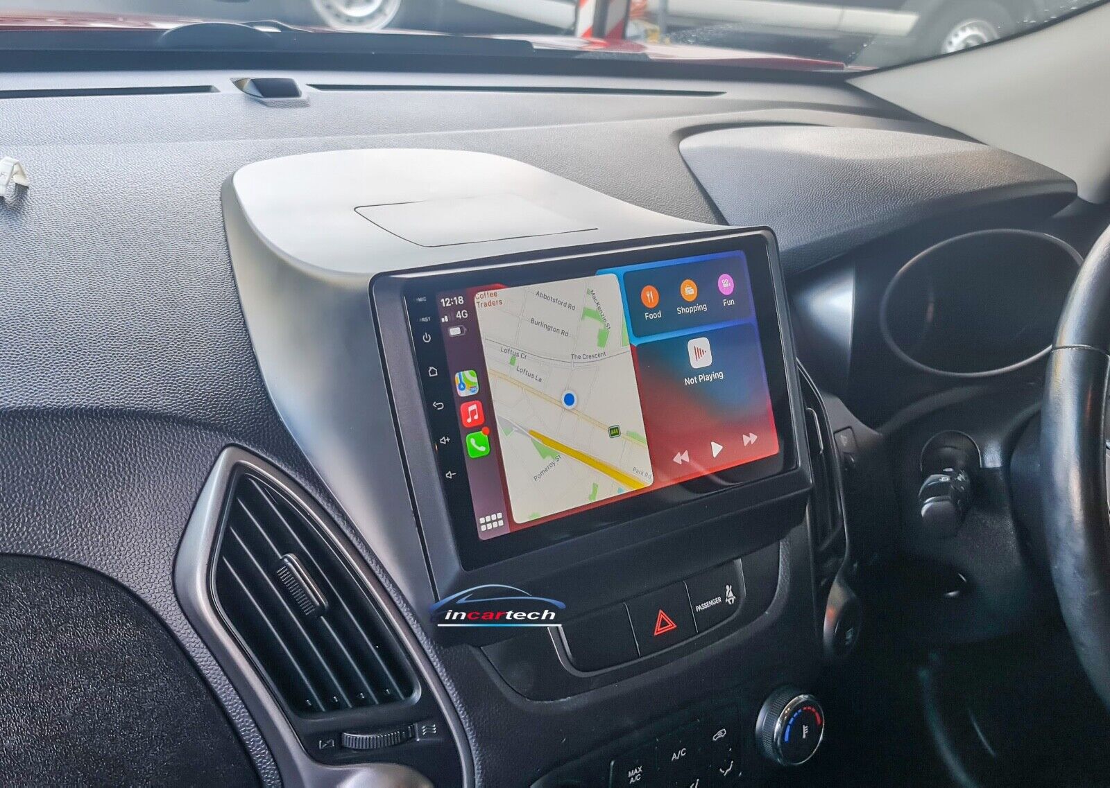 Hyundai ix35 2009-2015 GPS Bluetooth Hand free wireless Apple CarPlay Android Auto USB