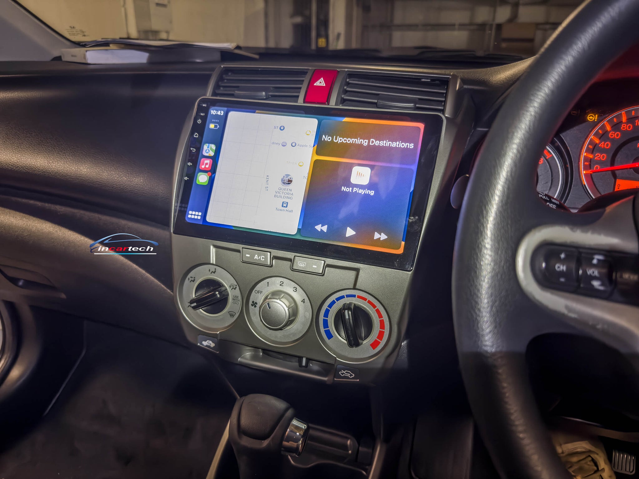 Honda City 2009-2013 9 Touchscreen GPS wireless Apple CarPlay Android Auto