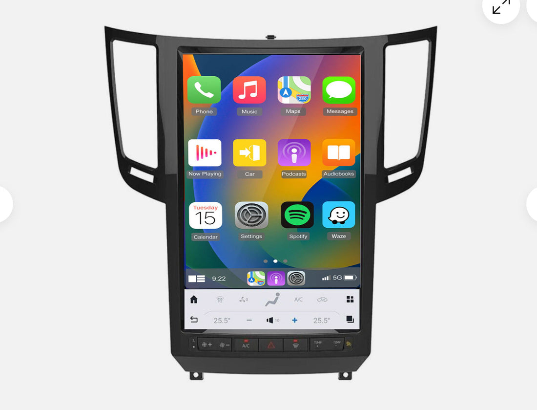 Infiniti QX70 13-19 GPS 14.4Tesla Style Infotainment Wireless CarPlay Android Auto stereo