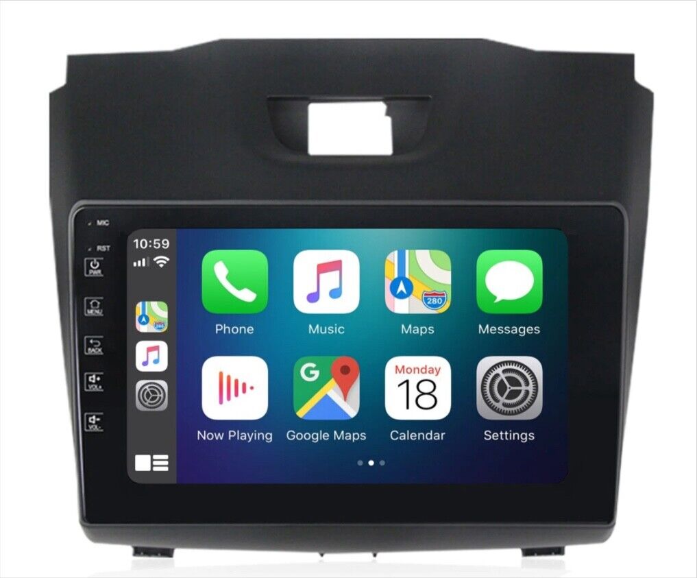 Isuzu DMAX MUX 2012-2016 9" Wireless Apple CarPlay Android Auto GPS fit Panasonic