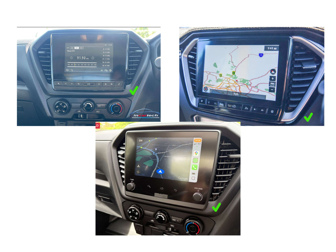 Isuzu Dmax 2020+ stereo facia 9 inch android  Double din 2 din fascia frame surround