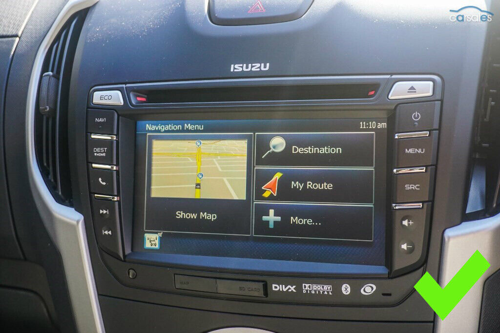 Isuzu Dmax Mux GPS Sat Nav upgrade stereo 9" touchscreen USB Reversing Camera