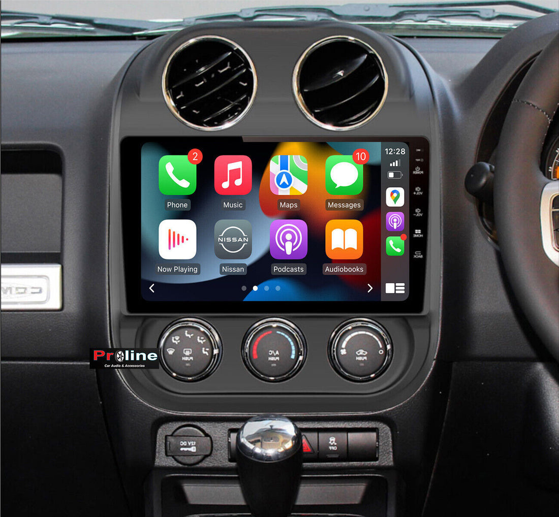 Jeep Compass, Patriot 2010-2016  2010-2016 GPS satnav Bluetooth Stereo Headunit wireless Apple CarPlay