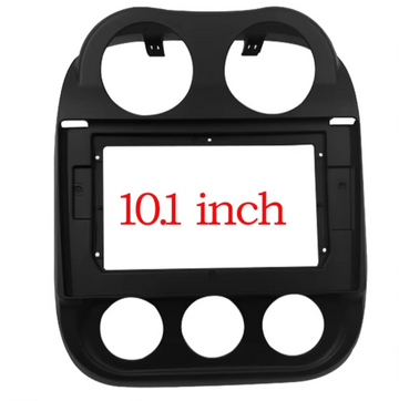 Jeep Compass 2010-2016 stereo facia 10 inch android  Double din 2 din fascia frame surround