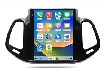 Jeep Compass 2016-2019 10.4 Tesla Style Wireless Apple CarPlay Android Auto Radio upgrade