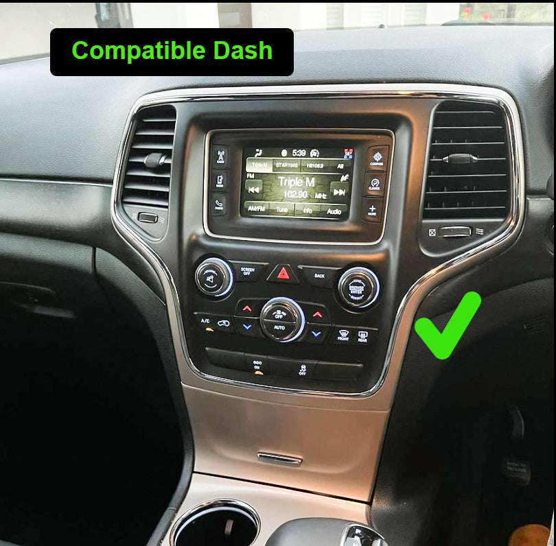 Jeep Grand Cherokee 2014-2018 10 Wireless Apple CarPlay Android Auto Radio upgrade