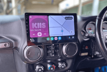 Jeep Wrangler 2007-2018 Wireless Apple CarPlay Android Auto Bluetooth Radio upgrade