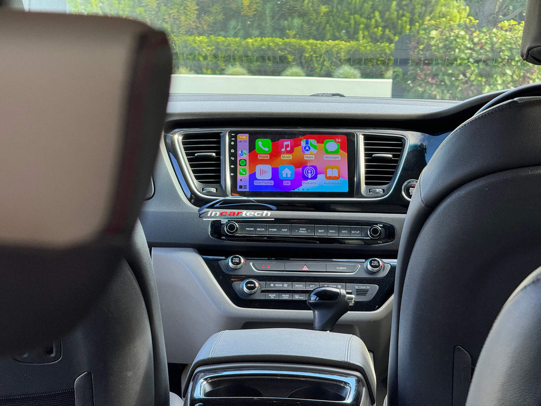 Kia Carnival 2015+ Wireless Apple CarPlay Android auto GPS Bluetooth Stereo Radio