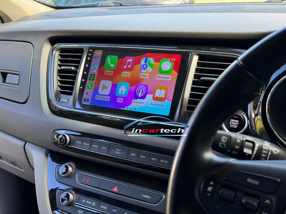 Kia Carnival 2015+ Wireless Apple CarPlay Android auto GPS Bluetooth Stereo Radio