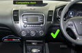 Kia Cerato 2014-2017 Wireless Apple CarPlay Android Auto GPS Bluetooth Stereo Radio