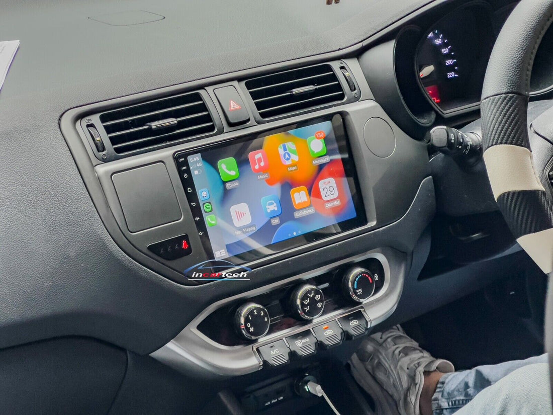 Kia Rio 2012-2014 Wireless Apple CarPlay Android Auto GPS Bluetooth Stereo Radio