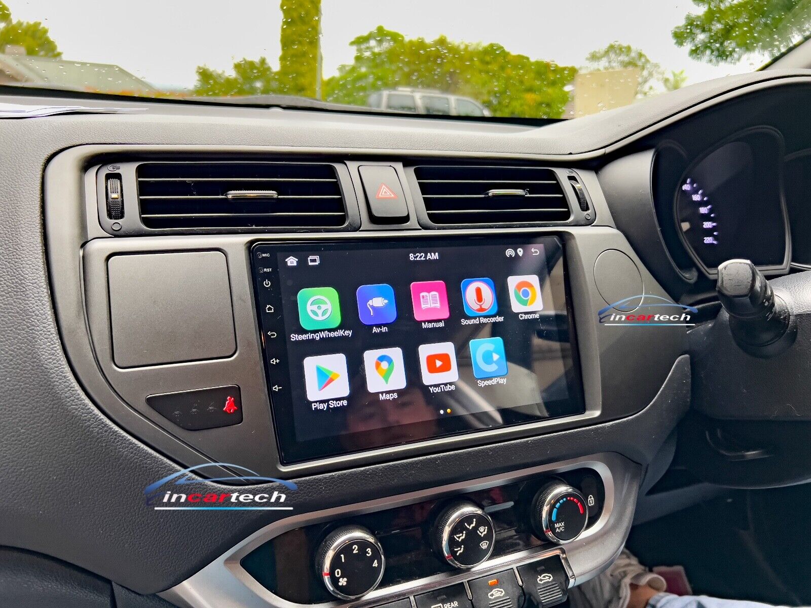 Kia Rio 2012-2014 Wireless Apple CarPlay Android Auto GPS Bluetooth Stereo Radio