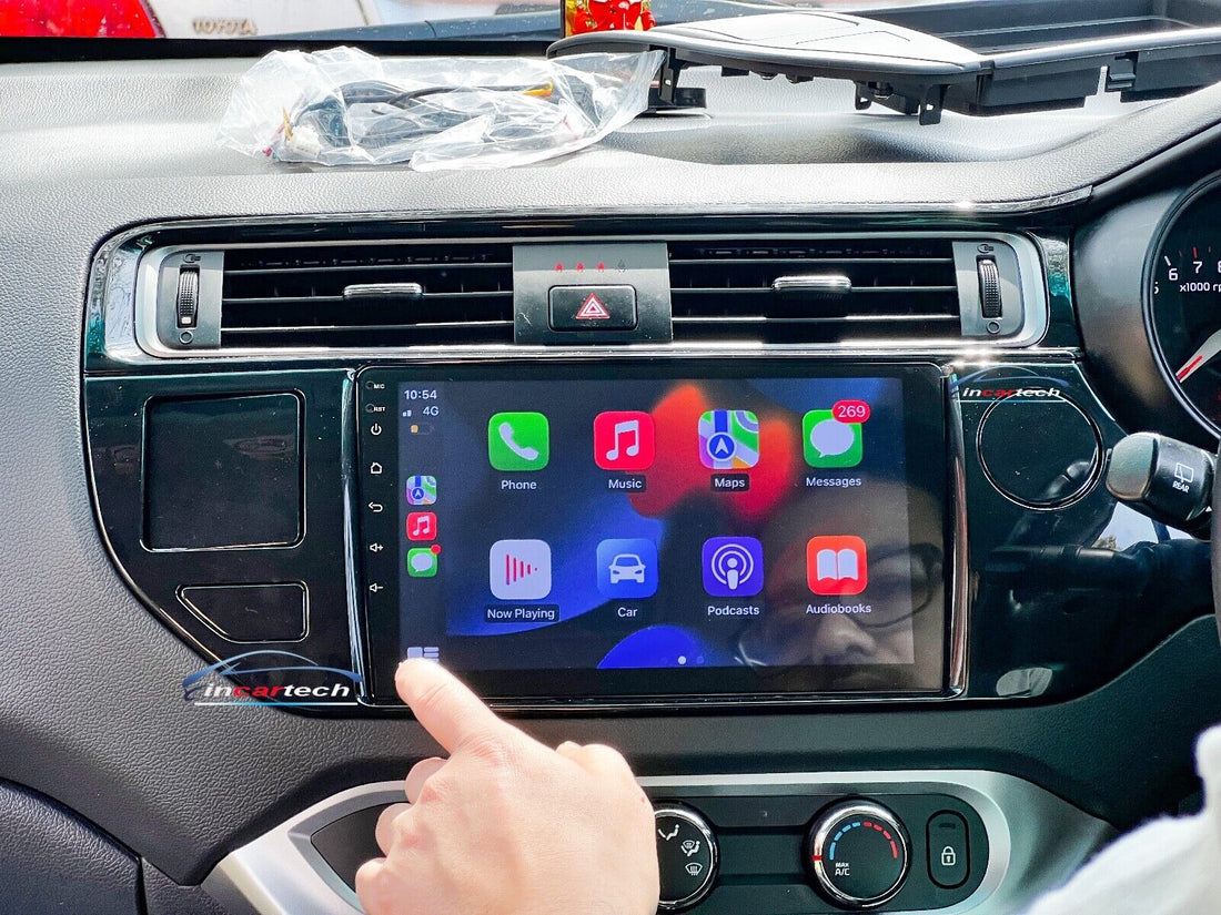 Kia Rio 2015-2016 Wireless Apple CarPlay Android Auto GPS Bluetooth Stereo Radio