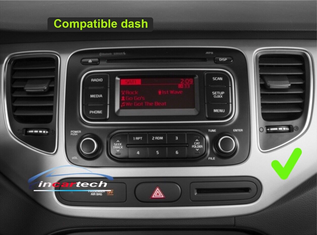 Kia Rondo 2013-2018 RP Wireless Apple CarPlay Android Auto GPS Stereo Radio SatNav