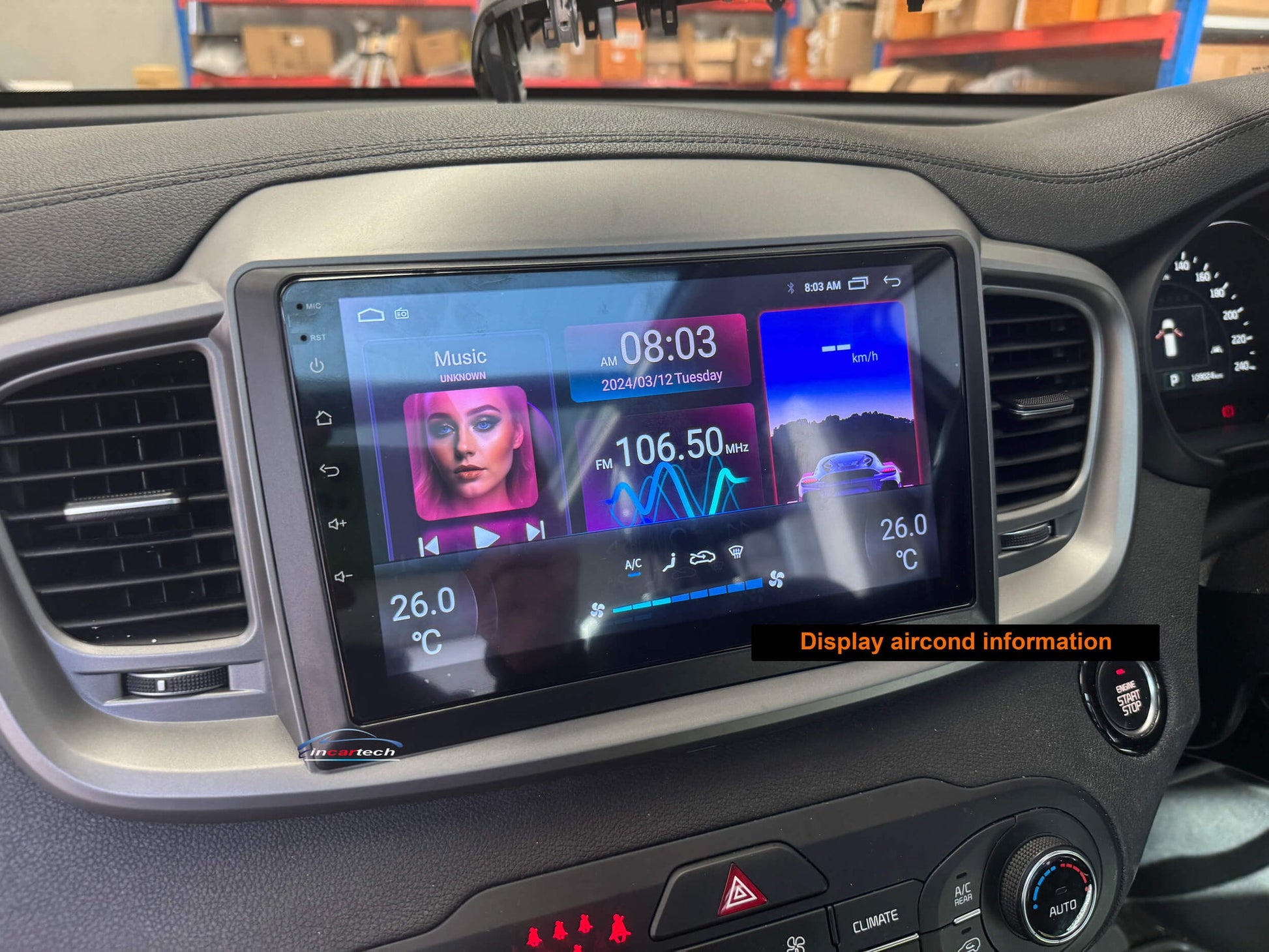 Kia Sorento 2015+ 10 inch Wireless CarPlay Android Auto GPS Stereo Radio SatNav