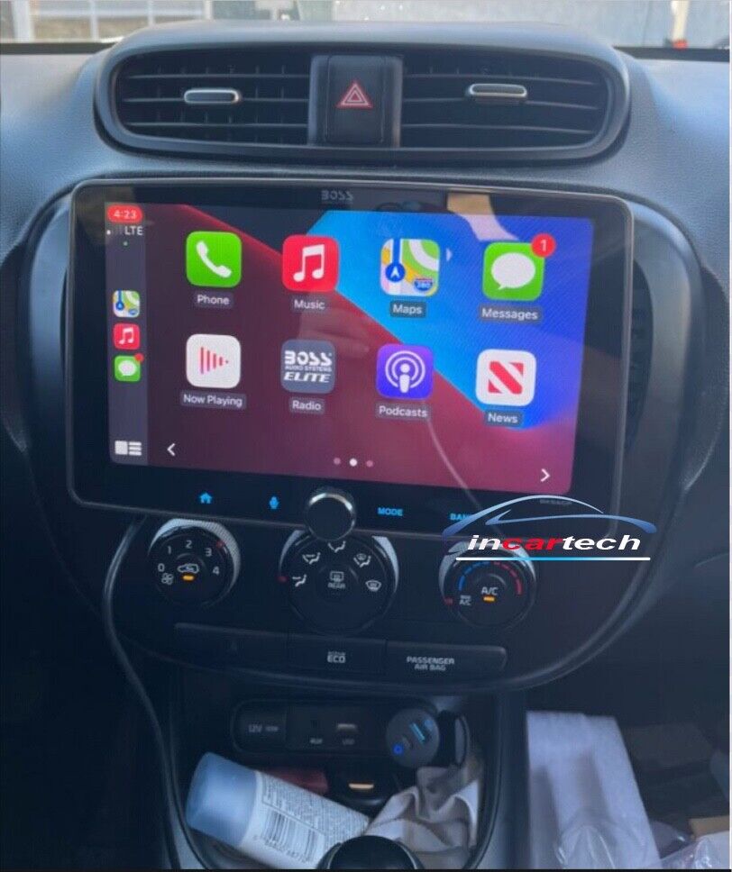 Kia Soul 2015+ Wireless Apple CarPlay Android Auto to GPS Stereo Radio SatNav