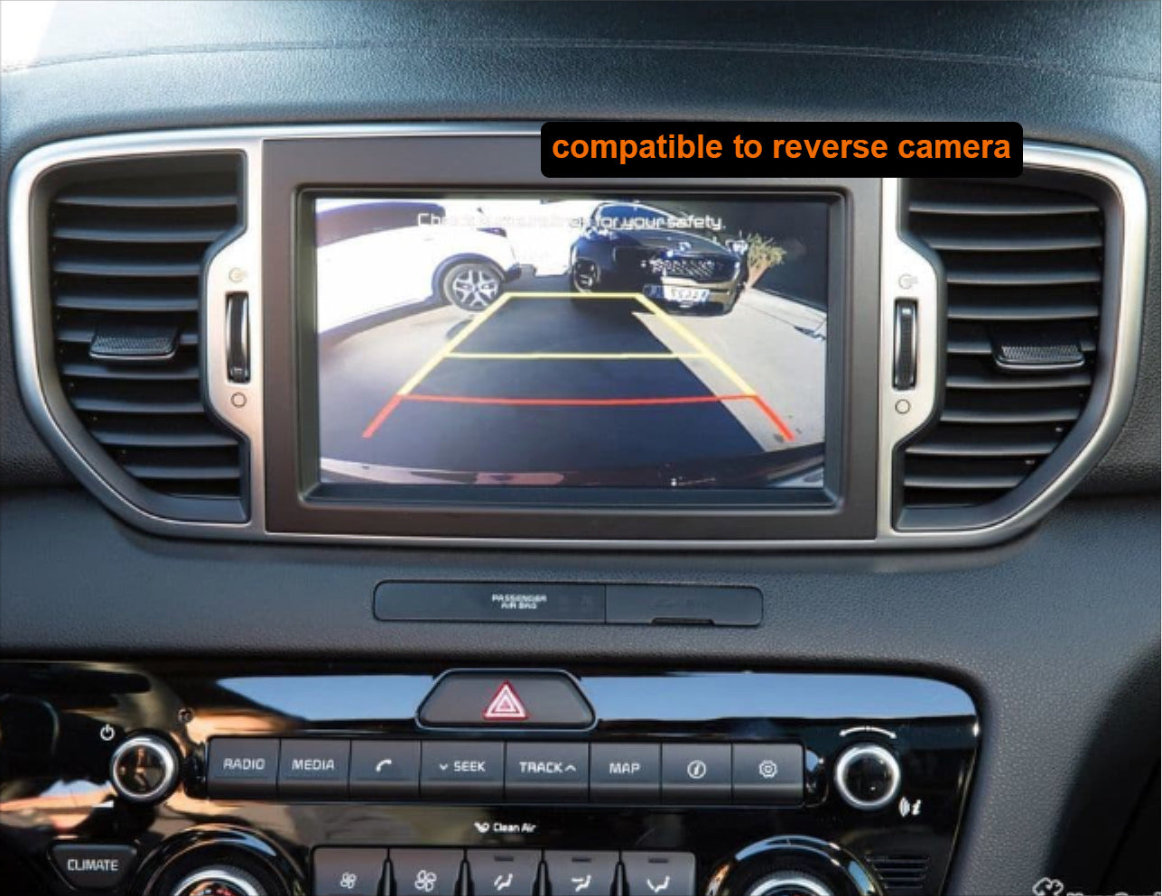 Kia Sportage 2015-2018 Wireless Apple CarPlay Android Auto GPS Stereo Radio headunit