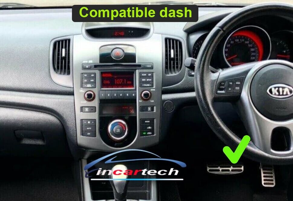 Kia cerato 2009-2013 Wireless Apple CarPlay Android Auto GPS Stereo Radio Auto Airco