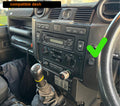 Land Rover Defender 2007-2015 10 inch touchscreen aftermarket upgrade Car stereo wireless CarPlay and wireless Android Auto