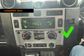 Land Rover Defender 2007-2015 10 inch touchscreen aftermarket upgrade Car stereo wireless CarPlay and wireless Android Auto