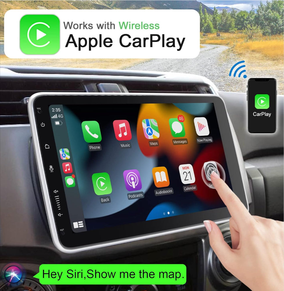 Land Rover Discovery 1999-2004 10 inch Wireless Apple CarPlay Android  Auto, Upgrade dash, Stereo System