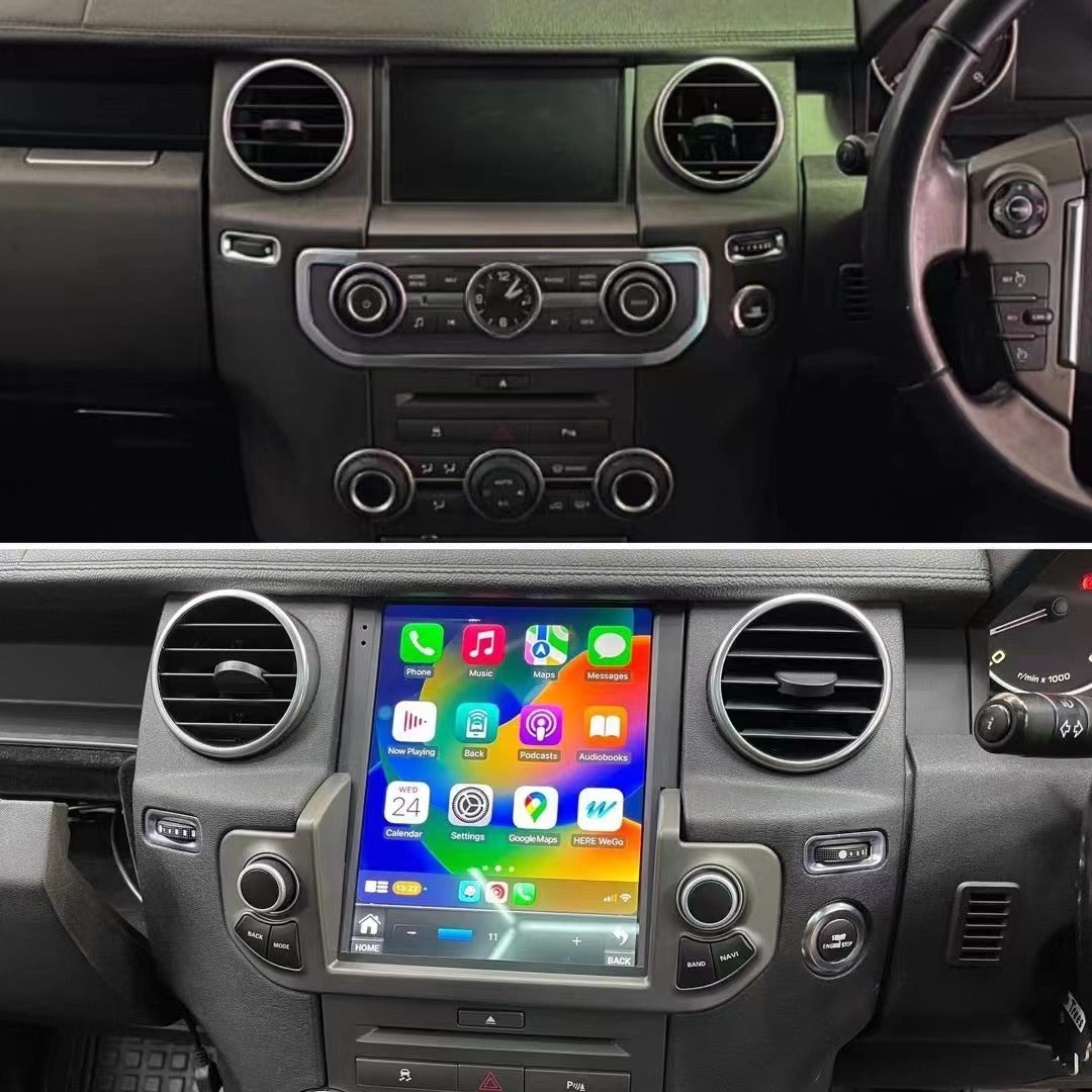 Land Rover Discovery 4 2009-2017 13.3 inch touchscreen aftermarket upgrade Car stereo wireless CarPlay and wireless Android Auto